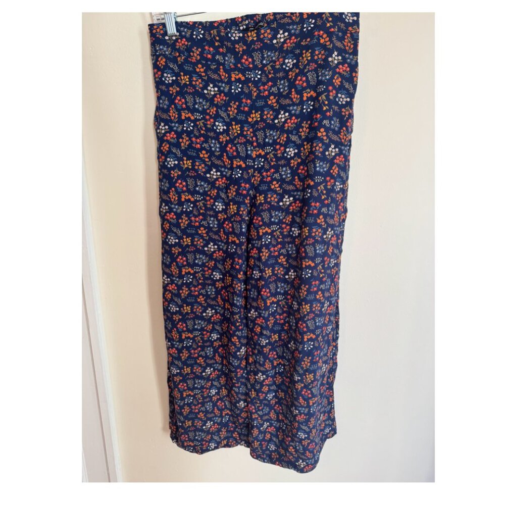 Madewell floral pull on pants